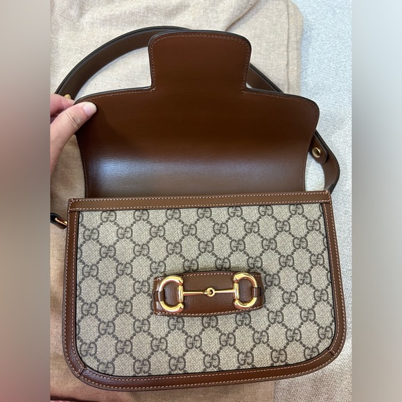 NEW 1955 Gucci Horsebit Shoulder Bag - Picture 7 of 10